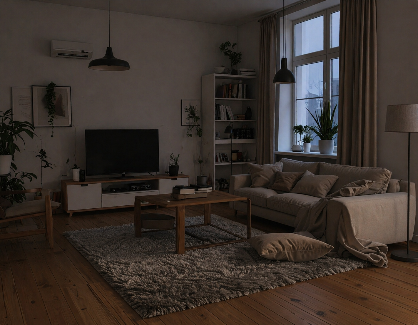 Belysning i stuen
